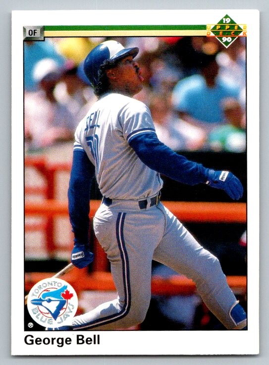 1990 Upper Deck George Bell #127a Toronto Blue Jays