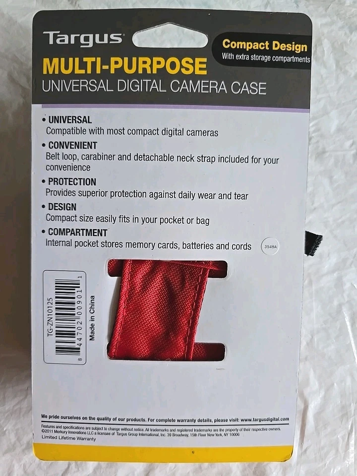 Targus Diseño Compacto Multiusos, Universal, Estuche para Cámara Digital ¡NUEVO! Foto 2 de 2