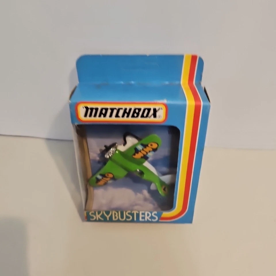 MATCHBOX SKYBUSTERS SB18 WILD WIND STUNT PLANE 1981 Vintage  - Image 2 of 4