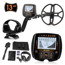 13" Metal Detector for Adults Professional, Double-D Waterproof Search Gold