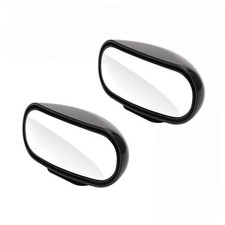Blind Spot Mirror for Car 2 Pack, Adjustable Convex Wide-Angle Black-2Pack