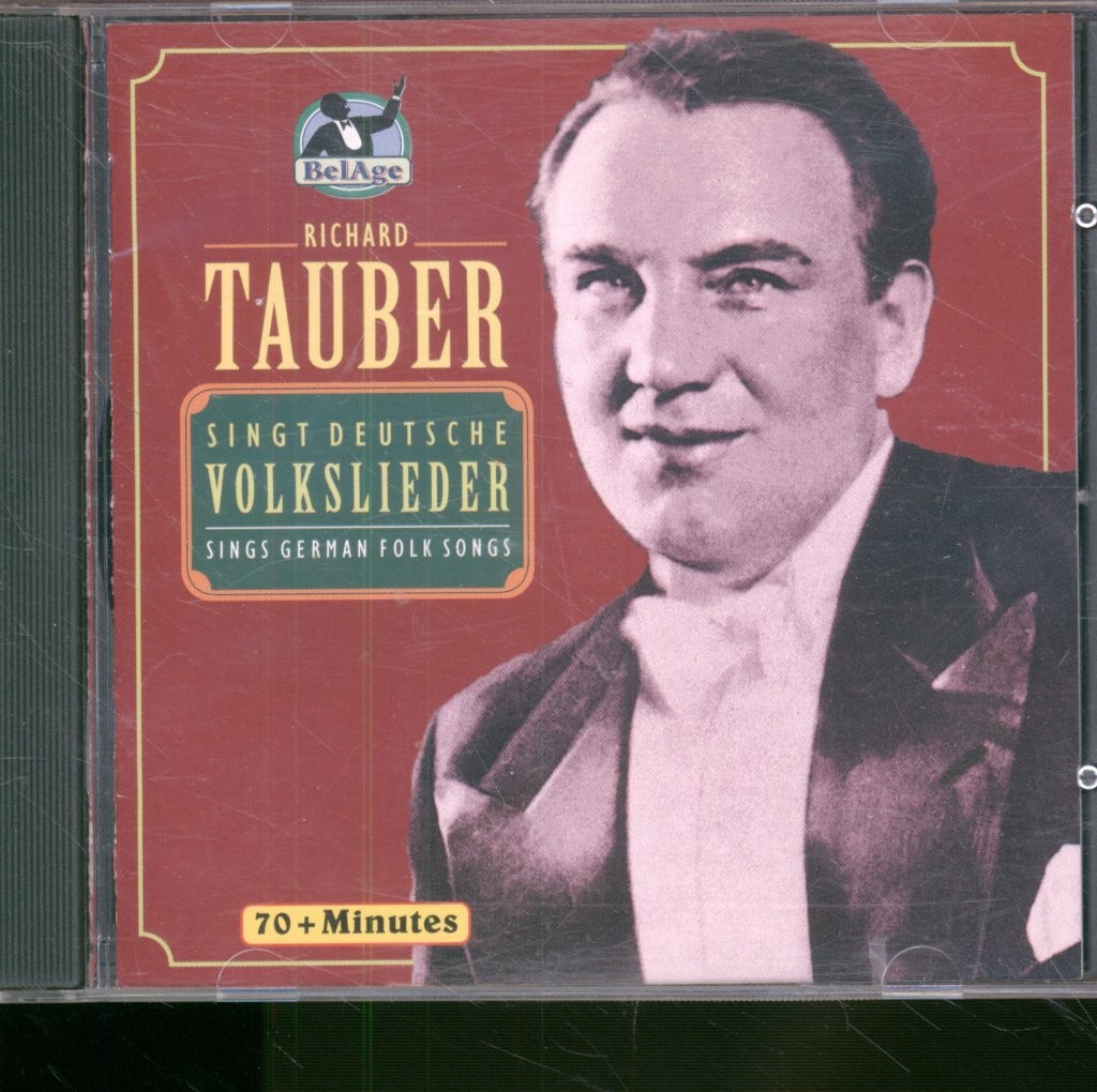 BLA103002 Richard Tauber Singt Deutsche Volkslieder / Sings German Folksongs CD