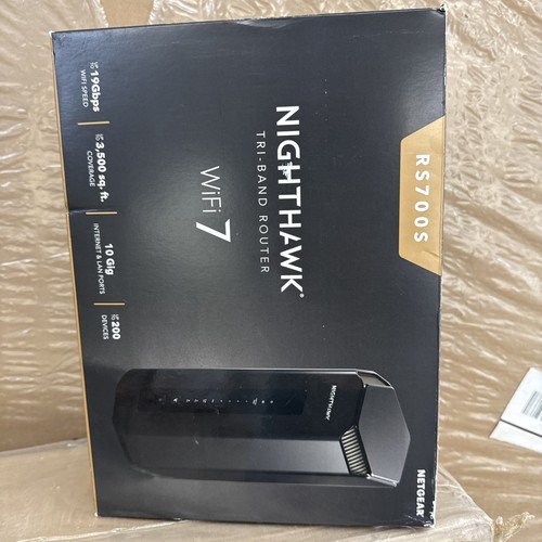 NETGEAR - Nighthawk BE19000 Tri-band Wi-Fi Router - Black