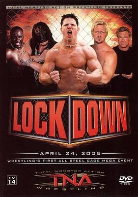 TNA WRESTLING: LOCKDOWN 2005 (DVD) VG Disc + Cover Art - NO CASE