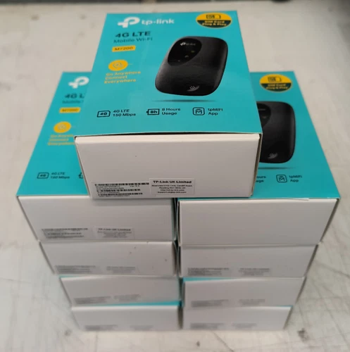9 x TP-LINK M7200 4G LTE Mobile Wi-Fi Hotspot Modem Job Lot