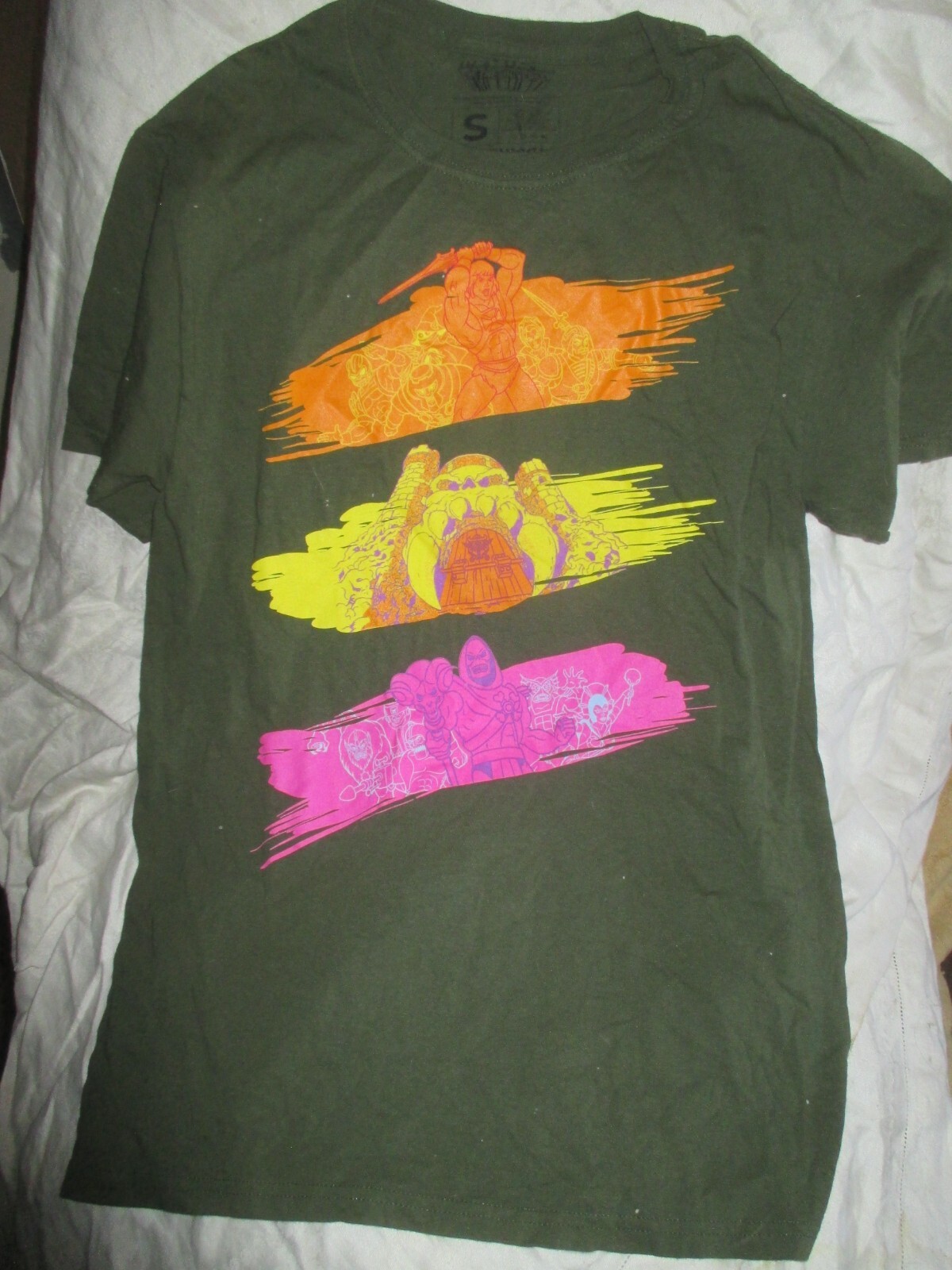 ALTRA T shirt uomo Masters Of The Universe anni 80 cartone animato He Man taglia S