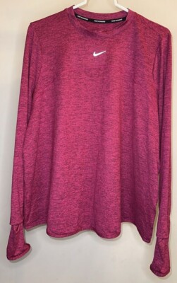 Nike Women's Dri-Fit Swift Element UV Crew Neck Running Color
