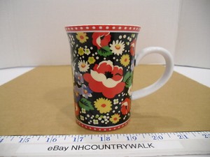Barnes Noble Vera Bradley Poppy Fields Coffee Or Tea Mug Euc