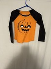 Girls NWT KOHLS Halloween Family Fun Long Sleeve Size (S 6-6X) Pumpkin Face — photo 2