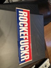 ROCKEFELLER (FOR PRESIDENT) Bumper Sticker Spelled ROCKEFUCKR vintage Rare !!
