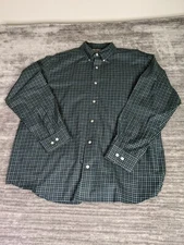 Duluth Trading Co Flannel Cotton Shirt Long Sleeve Men 2XL Button Up Plaid