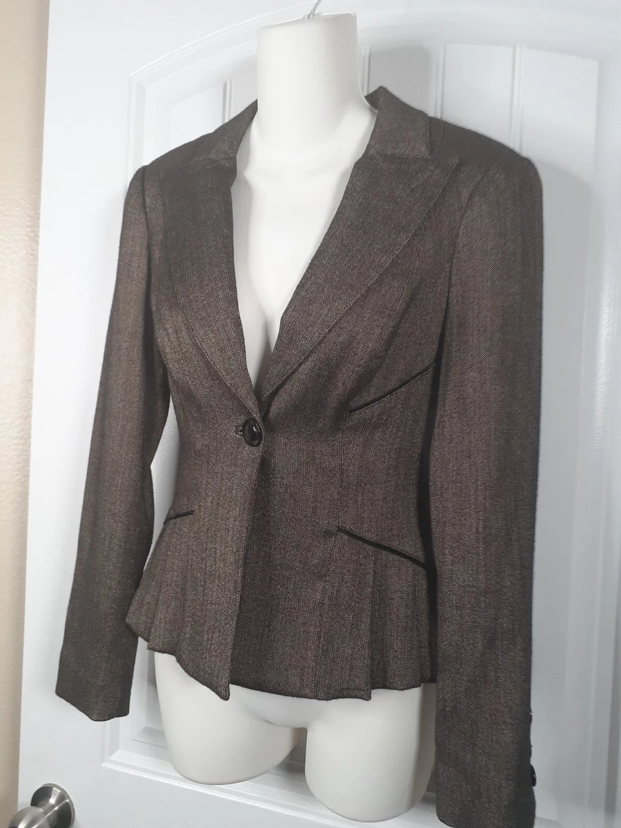 Peplum blazer cheap jacket