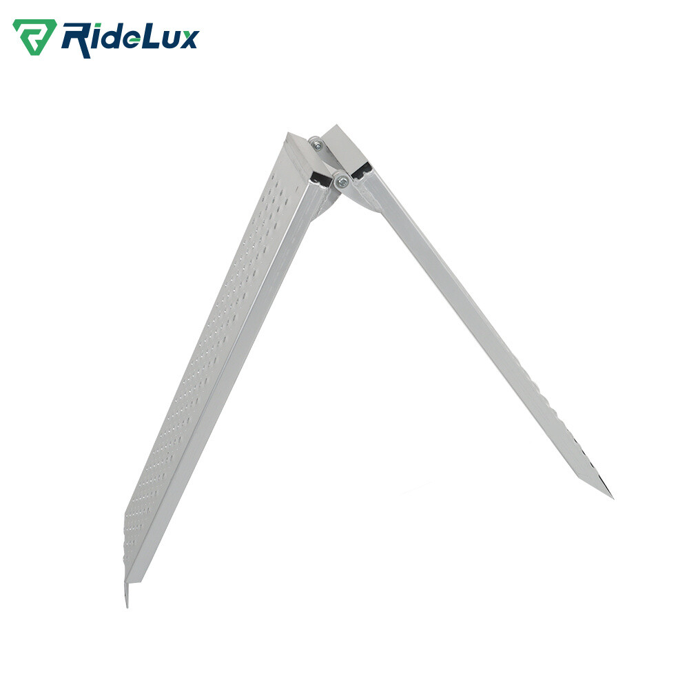 Motorcycle Aluminum Folding Loading Ramp 600 lbs ATV UTV Tractors Quads 76"×8.3"