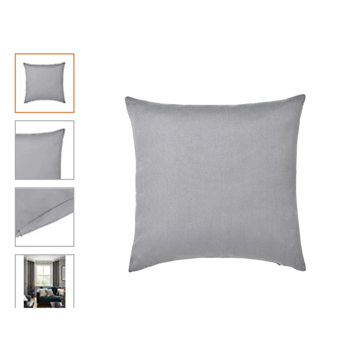 Ebay grey cushions cheap
