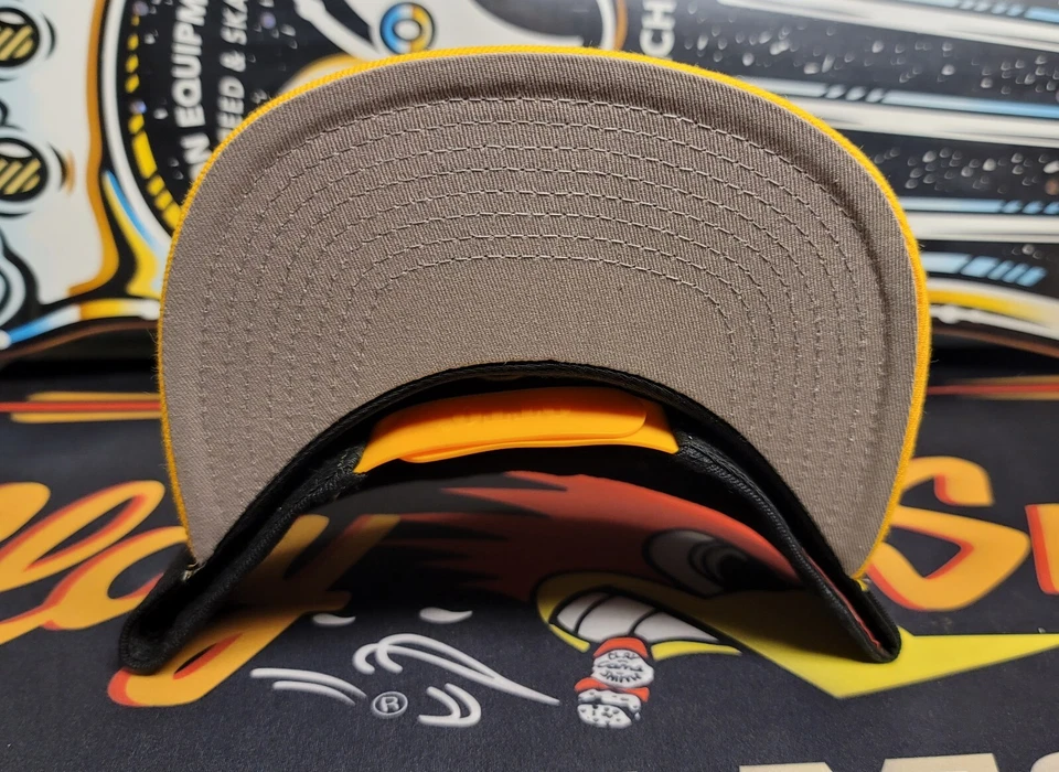 Sombrero Mooneyes Snapback Flatbill MOON estilo de colección Hot Rod Drag Racing NHRA SCTA automático Foto 4 de 4