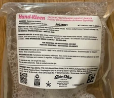 Foaming Hand Cleanser Auto-Chlor Hand-Kleen 1000mL 33.8 fl oz A0234410 Fresh N’