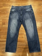 Flypaper Jeans Distressed Straight Bootcut Men's Size 36x30