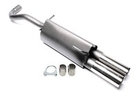 Sportauspuff Eintragungsfrei! 2X76Mm VW Lupo 6X