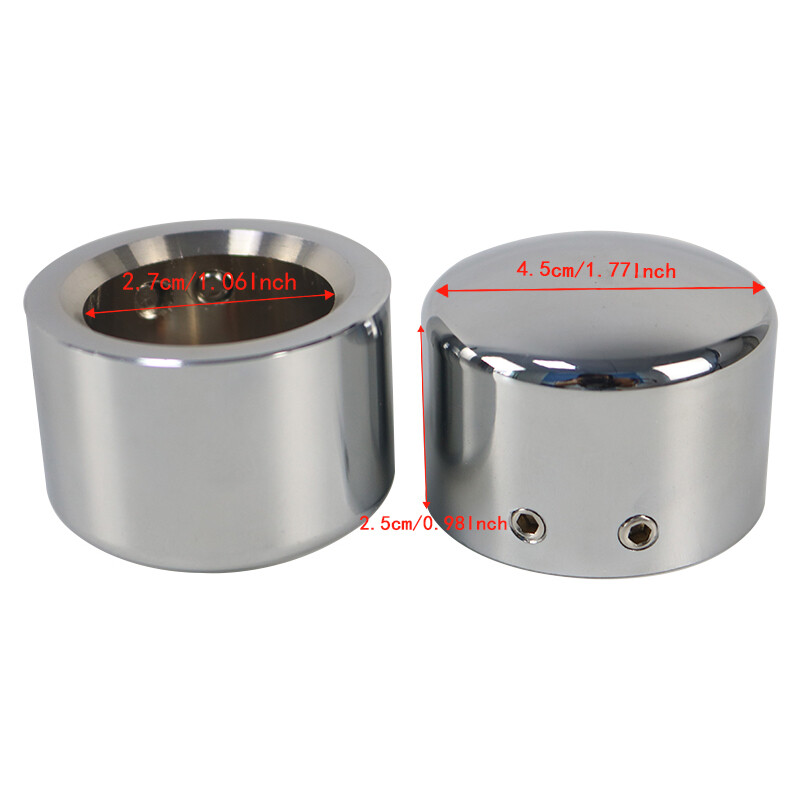 Chrome Front Wheel Axle Nut Cover Cap For Harley Breakout