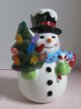 Snowman Glass Christmas Ornament 5 1/2" tall for Tree or Tabletop Decor 693 
