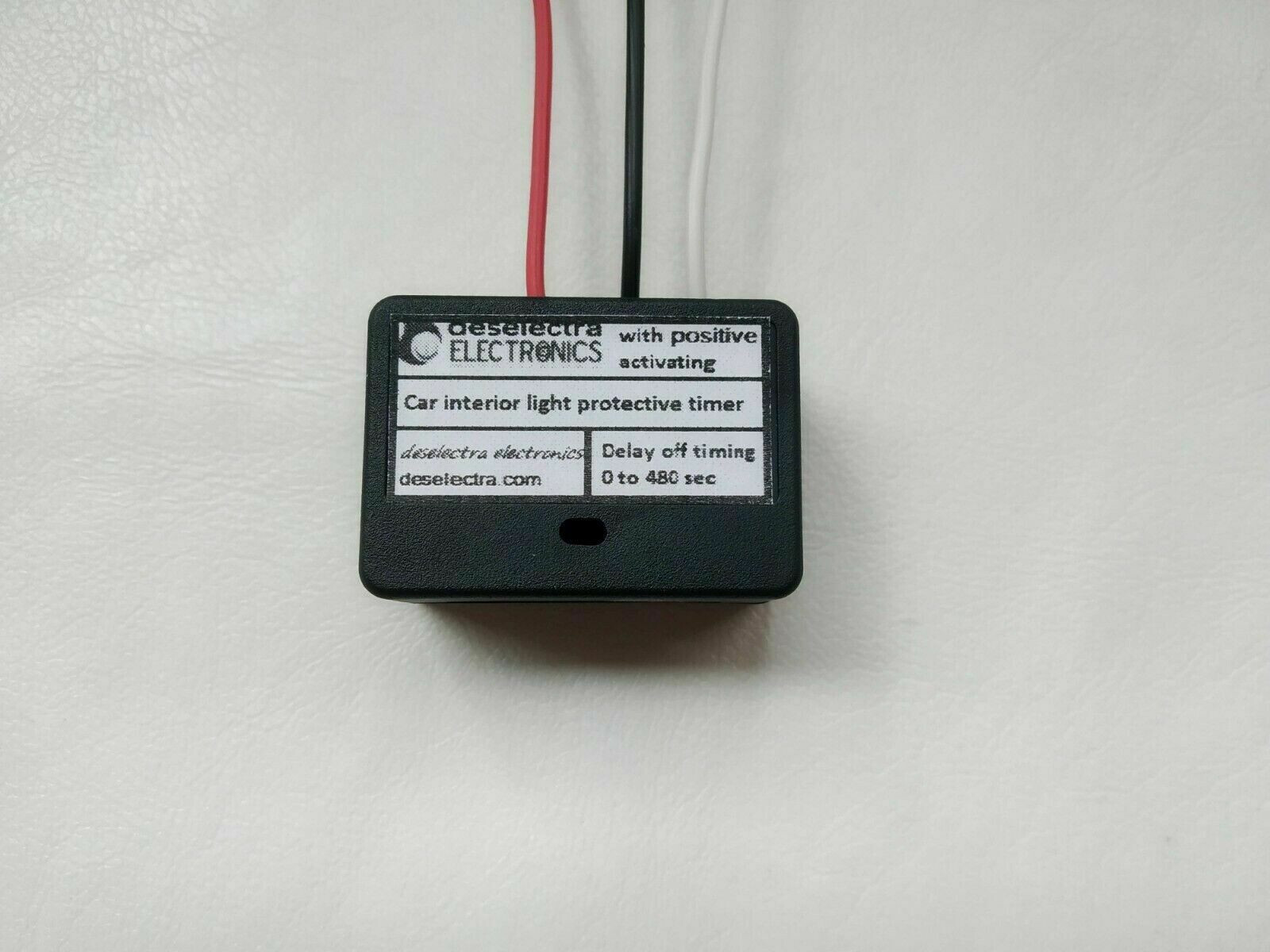 POSITIVE CAR DOME INTERIOR LIGHT TIMER PREVENT BATTERY DRAIN DELAY OFF