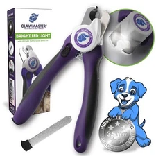 's LED Dog Nail Clipper - Safe and Easy Trimming with Illuminating Light - Sa...