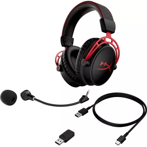 HyperX Cloud Alpha Wireless Gaming Headset Black Red