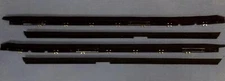 1984-1989 CHEVROLET CORVETTE DOOR WINDOW FELT BELTLINE RUBBER WEATHER SEAL KIT