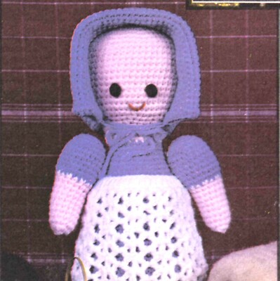 SWEET Old-Fashioned Martha Doll/Toy/Crochet Pattern INSTRUCTIONS ONLY