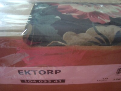 Housse IKEA EKTORP 2 Places Avec Chaise - Motif Floral Lingbo - 100% Coton - Neuf Sous Emballage