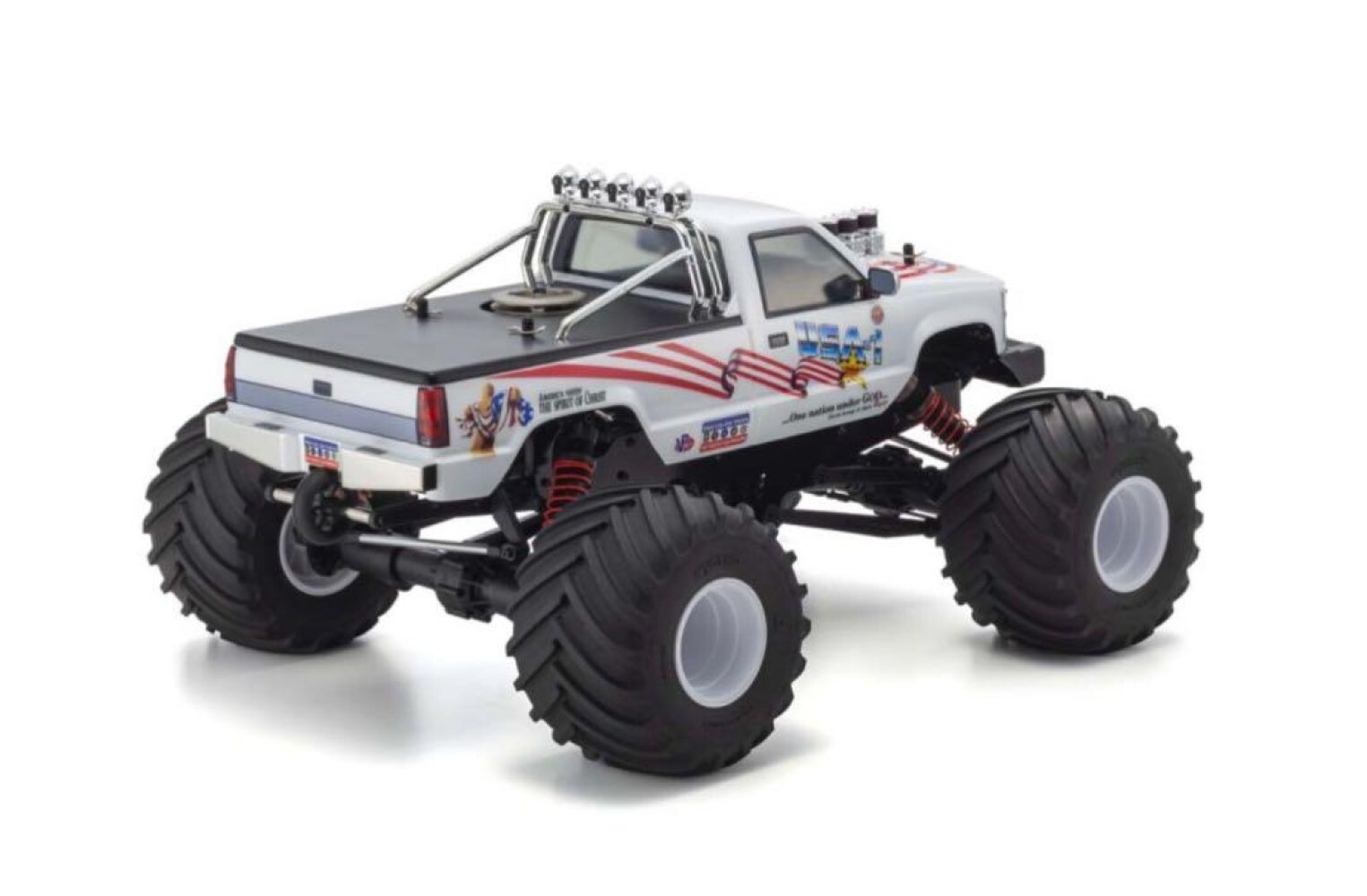 Monster Truck Kyosho 1/8 GP EE. UU.-1 Motor Coche RC Raro Descontinuado Coleccionable