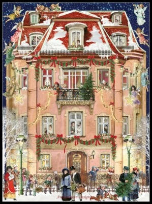 ANKICOLEMAN DESIGNS Christmas House 3 - DIY DMC Chart Counted Cross Stitch Patterns Needlework
