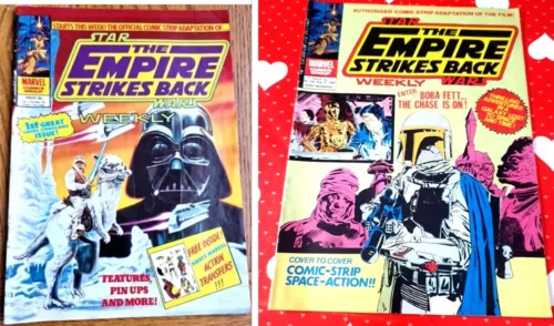 STAR WARS-THE EMPIRE STRIKES BACK WEEKLY #118+129 (1980) 1st Boba Fett Cover