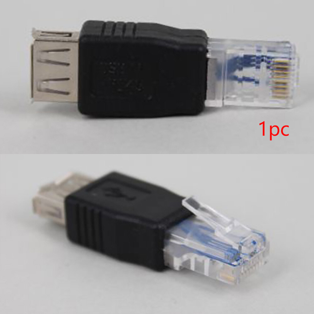 RJ45 USB Ethernet Router Plug Adapter Accessories Lan Network Interface ...