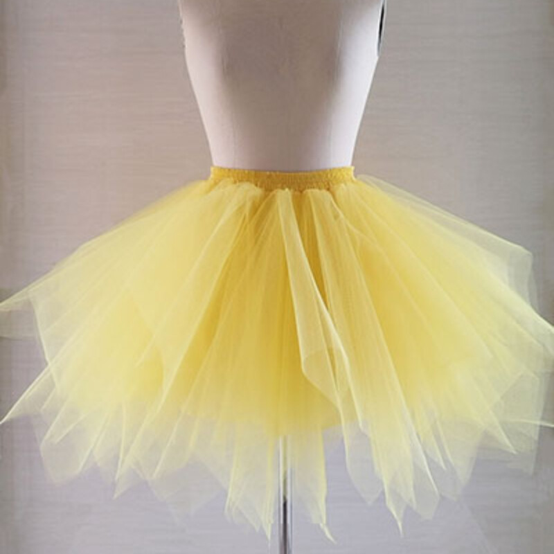 Niñas Malla de escenario Tutú Falda Bailar Cintura elástica Ropa de baile Ballet Falda latina