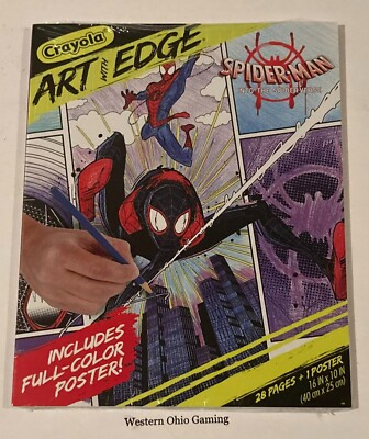 Crayola Art With Edge Spider-Man Into The Spider-Verse Coloring Book NEW  Poster - Main Image