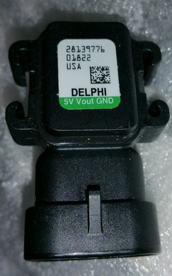 2 BAR MAP Sensor for turbo manifold absolute air pressure Genuine DELPHI