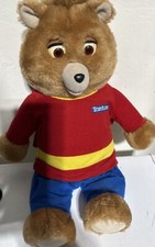 Teddy Ruxpin Talking Bear Vintage Plush 1998 with Airship Cassette Tape WORKS