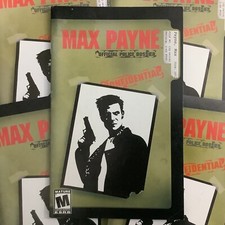 Max Payne 1 PS2 PlayStation 2 Instruction Manual Only