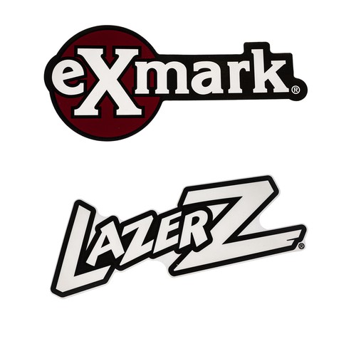 Exmark Logo Lazer Z Decal Kit UltraVac Lazer Z AS E S X Series 1033113