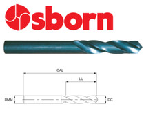 3.5mm STUB DRILL BIT HSS 52mm x 20mm DIN1897 EUROPA TOOL OSBORN 8206010350  15