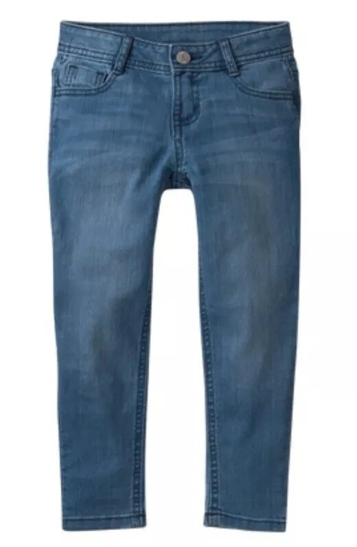 Pantalones de mezclilla Gymboree Hello amarillos bordados con flores bolsillos niñas talla 8 nuevos con etiquetas Foto 2 de 2