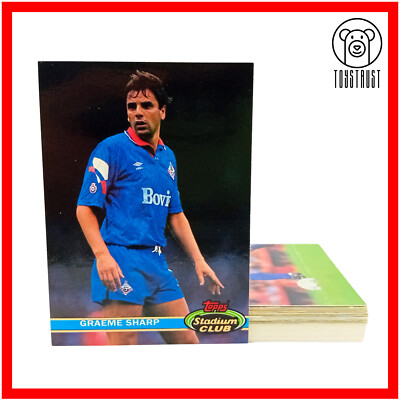 31x Oldham Athletic Football Karten Lot gemischte Jahre Marken Sammelkarten Konvolut P23