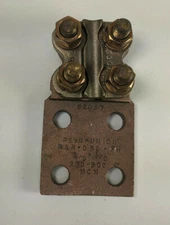 Penn-Union RAR-050-FH 500MCM Bronze Straight Pad Terminal Lug