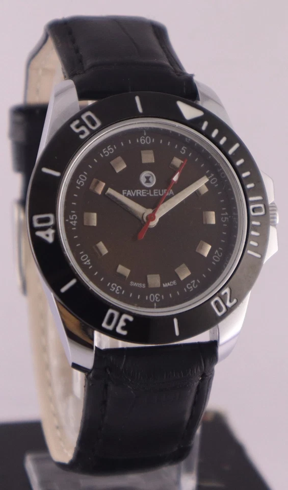 Beautiful Favre Leuba Men Hand-Winding Brown Dial Wristwatch "Keep Good Time" - image 3 of 4