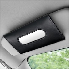 Car Tissue Holder Auto Sun Visor Napkin Holder Hanging Paper Towel Dispenser