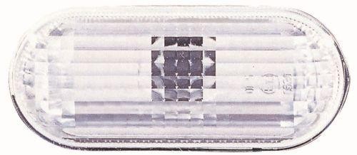 ABAKUS Oval Turn Signal Light 431-1405N-UE For Ford, White, ECE
