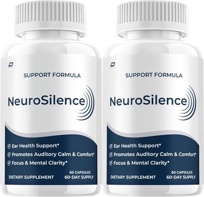 (2 Pack) NeuroSilence Supplement Capsules   Neuro Silence Natural Blend Memory