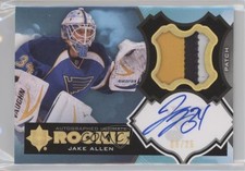 2012-13 Ultimate Collection Rookie 8/25 Jake Allen #42 Patch Auto 3xv