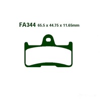 Bremsbelag BremsbeläGe Ebc FA344R Hinten FüR Cfmoto Cforce 625 I Bj. 2014-2015